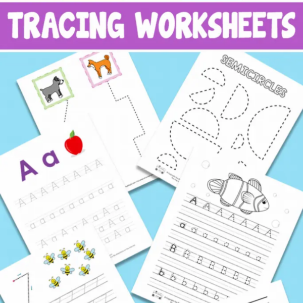 Tracing Worksheet For Kids