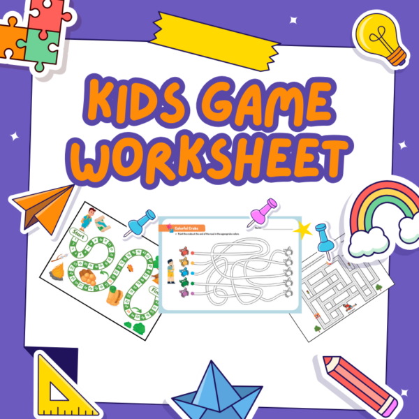 Kids Game Worksheet